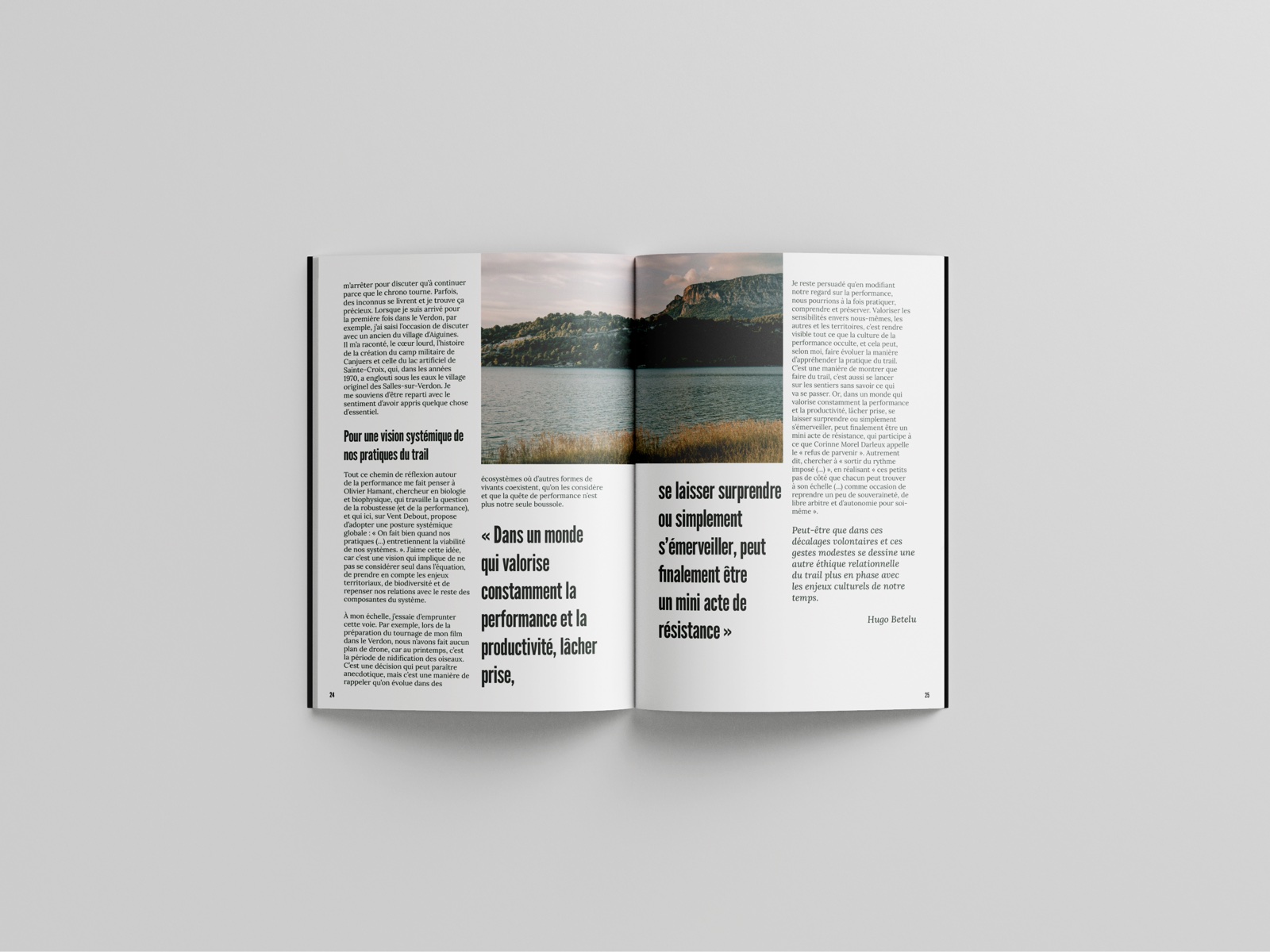 Magazine Viva Verdon — extrait de page